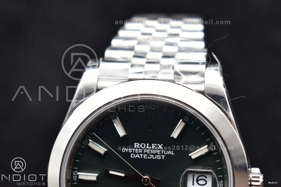 Dial Bracelet VSF 41 Jubilee 126300 DateJust Edition VS3235 SS On 904L Best 1:1 Green 1112